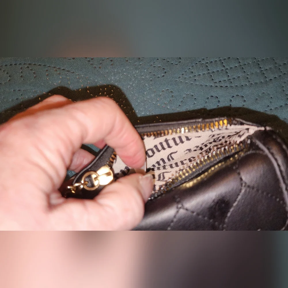 Juicy Couture Black Quilted Wallet - Picture 9 of 9